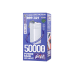REMAX Power Bank 50000mAh RPP-321 Chinen - 2xUSB + Type C - PD 20W QC 22,5W blue