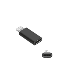 Fusion адаптер Type-C | USB-C на Lightning черный