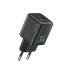 Обложка книги «USAMS Ład. siec. 1xUSB+1xUSB-C PD30W 3A (only head) PD3.0 Fast Charging czarny|black X-ron Series CC189TC01 (US-CC189)»