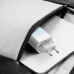 Baseus CCGP050103 DZ-HW Baseus GaN3 Pro Fast Charger 2C+U 65W EU Cloud Blue (With Dynamic Series Fast Charging Data Cable Type-C to Type-C 100W 1m Blue)