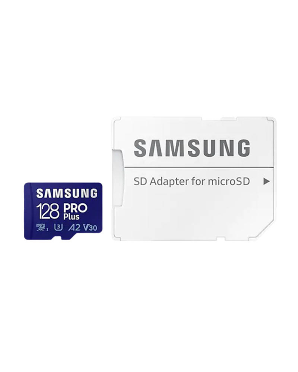 Карта памяти Samsung microSDXC PRO Plus 128 ГБ с ридером (MB-MD128KB)