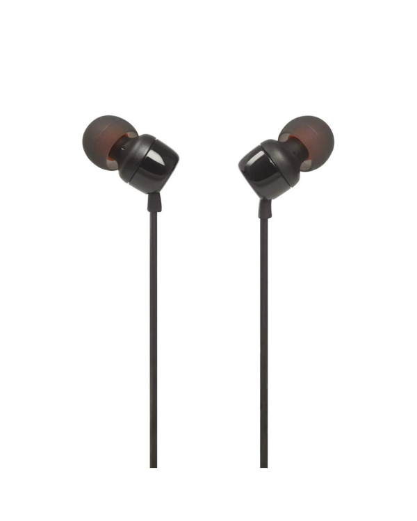 Наушники-вкладыши JBL Tune 160, 3,5 мм мини-джек с пультом ДУ - черный
