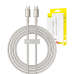 Кабель USB-C - USB-C Baseus Tungsten Gold, 100 Вт, 2 м (золото)