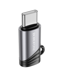 Borofone Adapter BV20 - Lightning female to Type C male - black