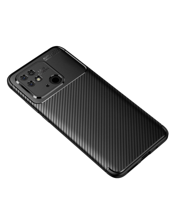 Fusion carbon fiber силиконовый чехол для Xiaomi Redmi 10C черный