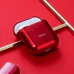 Baseus Shining Hook Силиконовый чехол для наушников Apple Airpods 1 / 2 красный