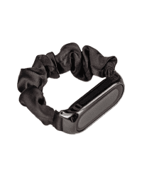 Ремешок для часов Fusion Cloth для Xiaomi Mi Band 3 / 4 / 5 / 6 черный