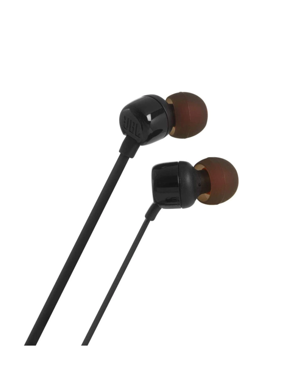 Наушники-вкладыши JBL Tune 160, 3,5 мм мини-джек с пультом ДУ - черный