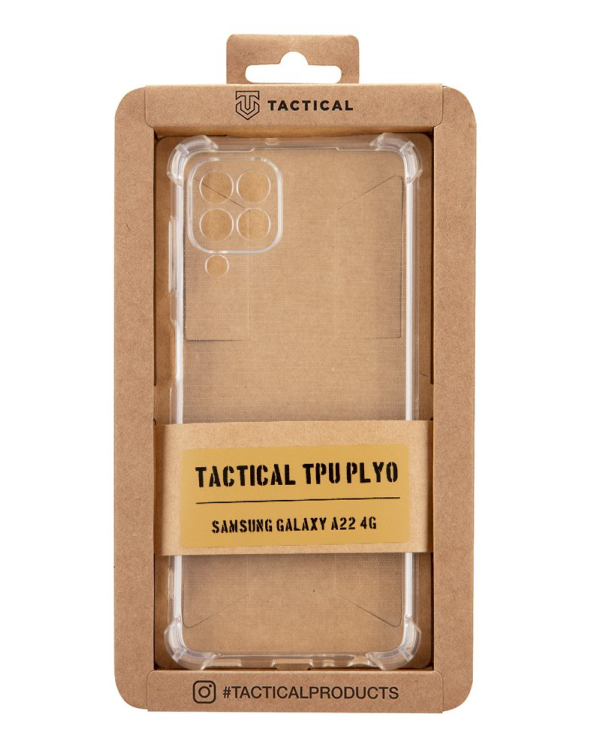 Tactical TPU Plyo Kryt pro Samsung Galaxy A22 4G Transparent