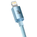 Baseus cable Crystal Shine USB-C - Lightning 2,0 m 20W sky blue Baseus cable Crystal Shine USB-C - Lightning 2,0 m 20W sky blue