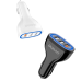 Dudao Car Charger Quick Charge Quick Charge 3.0 QC3.0 2.4A 18W 3x USB Black (R7S black)