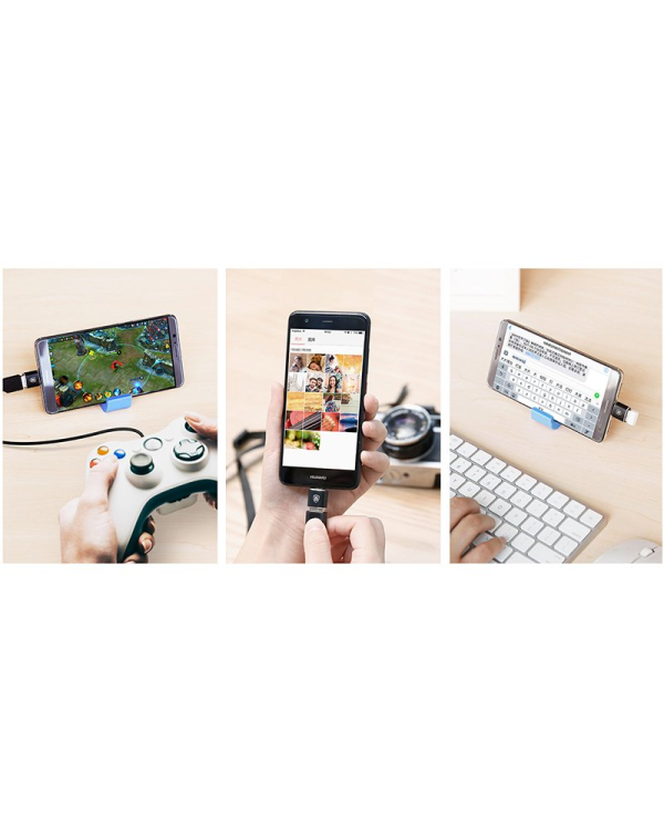 Дополнительное изображение книги «Baseus USB to USB Type-C Adapter 2.4A (Black)»