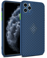 Fusion Breathe Case Силиконовый чехол для Huawei P40 Lite Синий