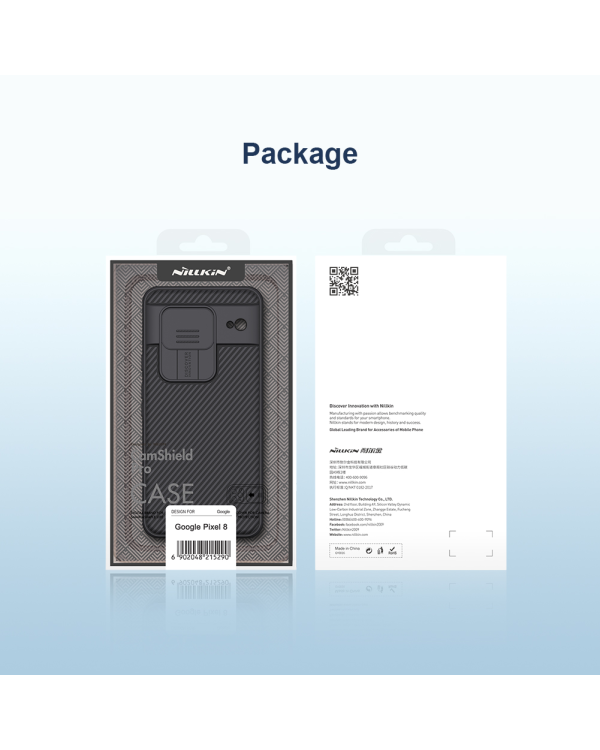 Жесткий чехол Nillkin CamShield PRO для Google Pixel 8 глубокий зеленый