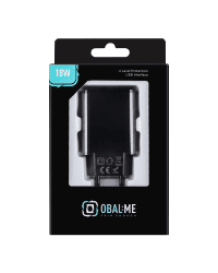 OBAL:ME Настенное зарядное устройство USB-A 18W Черный