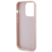 Guess GUHCP15XPSQSQSP iPhone 15 Pro Max 6.7" różowy|pink жесткий чехол стеганый металлический логотип