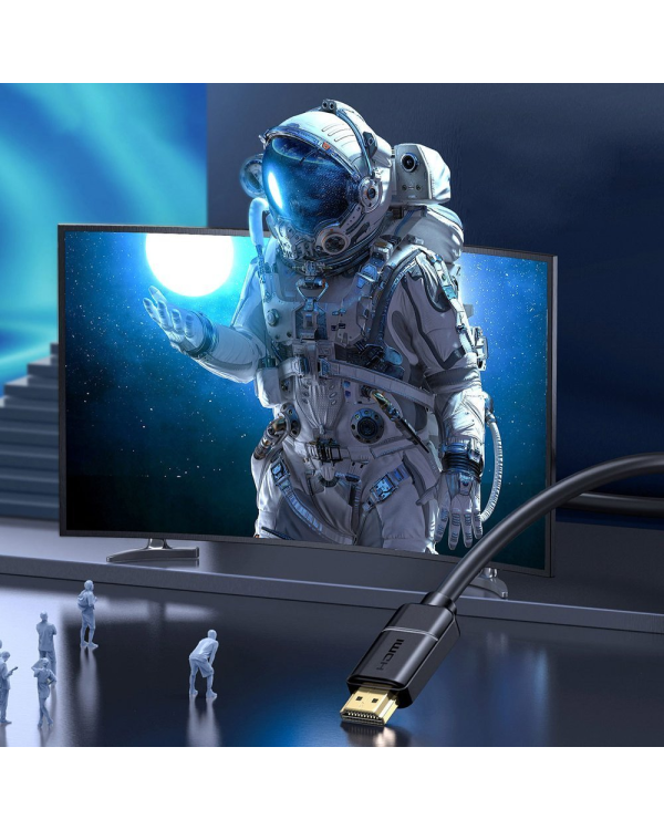 Кабель Baseus HDMI 2.0 4K 60 Гц 3D HDR 18 Гбит|с 1 м черный (CAKGQ-A01)