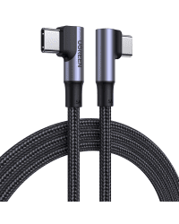 Ugreen elbow USB Typ C - USB Typ C cable Quick Charge Power Delivery 100 W 5 A 1,5 m black (US335 70697)