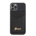 Обложка книги «GUWMSSASLBK Guess Saffiano Cardslot Metal Logo Black»