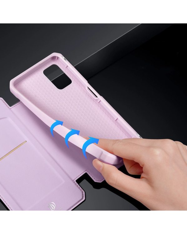 DUX DUCIS Skin X Bookcase type case for Samsung Galaxy A03s pink