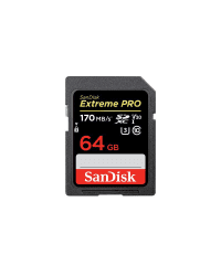 Карта памяти SanDisk Extreme Pro SDXC 64 ГБ / 170/90 МБ / с / V30 / U3 / 4K (SDSDXXY-064G-GN4IN)