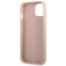Guess Saffiano Double Card Case for iPhone 13 Pink