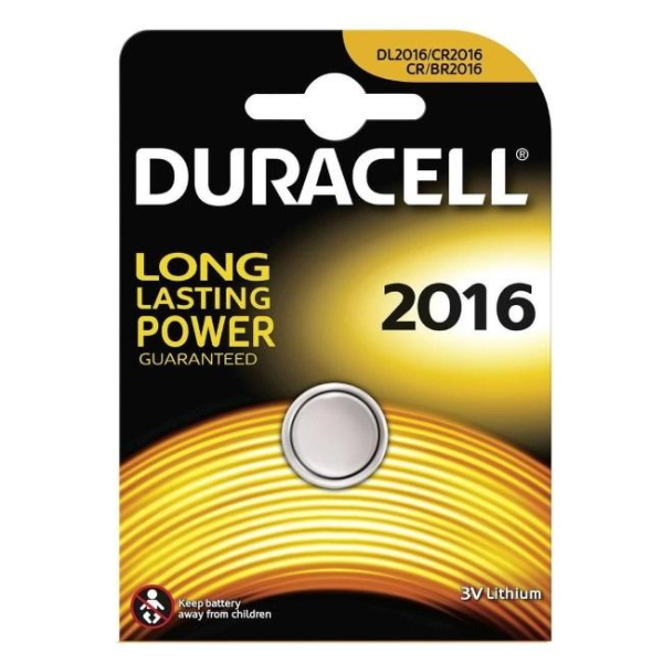 Duracell CR2016 Tаблетка 3V литиевая батарея 