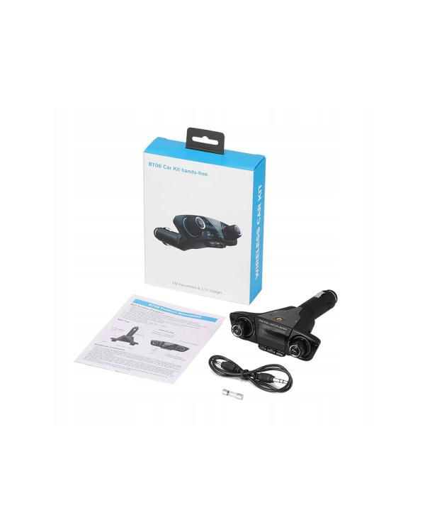 Goodbuy UFO автомобильный fm передатчик 2.1A | usb flash | sd | bluetooth 5.0 черный