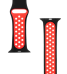Обложка книги «Tactical 163 Double Silicone Band for Apple iWatch 1/2/3/4/5/6/7/SE 42/44/45mm Black/Red»