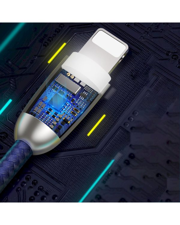 Baseus Torch Series CALHJ-C01 Lightning (MD818) Провод для Зарядки 2.4A / 100 cm Черные