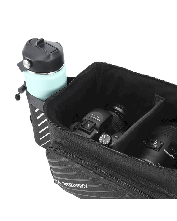 Дополнительное изображение книги «Wozinsky Bicycle Bike Pannier Bag Rear Trunk Bag with Shoulder Strap 9L black (WBB22BK)»
