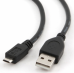 Обложка книги «Kabelis Gembird USB Male - MicroUSB Male 1m Black»