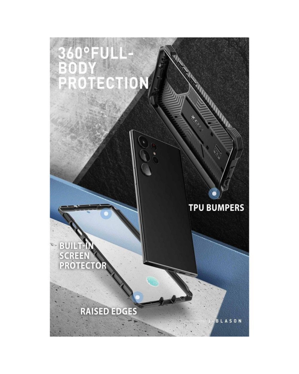 Supcase IBLSN ARMORBOX 2-SET GALAXY S23 ULTRA BLACK