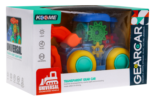 Самоуправляемый экскаватор + световой эффект