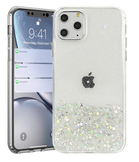 Fusion glue glitter силиконовый чехол для Samsung A536 Galaxy A53 5G прозрачный