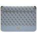 Guess Sleeve GUCS14PS4SGB 14" blue|blue 4G Stripe Metal Logo