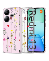 Tech-Protect FlexAir+ case for Xiaomi Redmi 13 - colorful flowers