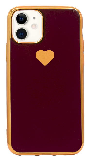 Fusion Heart Case Силиконовый чехол для Apple iPhone 11 Красный