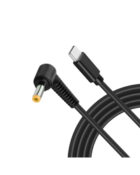 Кабель для зарядки ноутбука Fusion USB-C то HP 4,8 x 1,7 мм | 18,5 В - 20 В | 100 Вт | 1.8m
