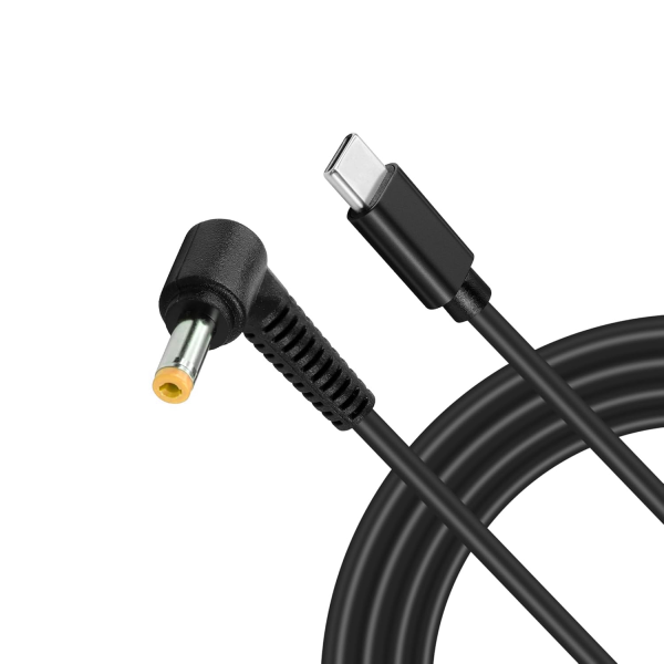 Кабель для зарядки ноутбука Fusion USB-C то HP 4,8 x 1,7 мм | 18,5 В - 20 В | 100 Вт | 1.8m