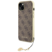 Guess GUHCP15MGF4GBR iPhone 15 Plus 6.7" brązowy|brown hardcase 4G Charms Collection