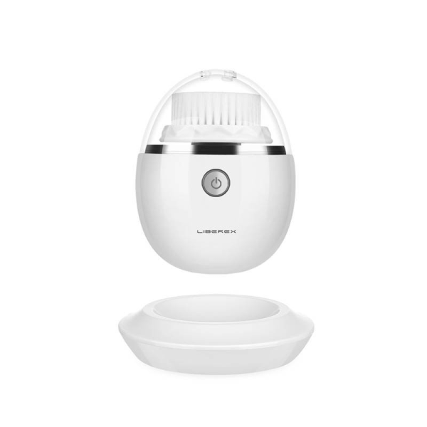 Liberex Egg Vibrant Facial Cleaning Brush (White)