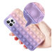 Fusion Pop it силиконовый чехол для Apple iPhone 12 / 12 Pro синий