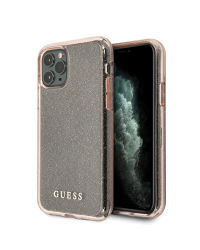 Guess GUHCN58PCGLPI iPhone 11 Pro różowy|pink hard case Glitter
