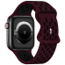 Обложка книги «Beline pasek Apple Watch New Sport Silicone 42|44|45|49mm bordowo-czarny  wine red|black box»