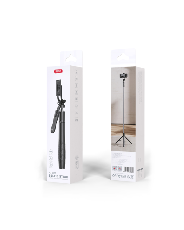 Дополнительное изображение книги «XO selfie stick Bluetooth tripod SS15 black 180cm»