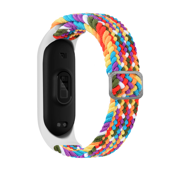 Fusion Braided Cloth ремешок для часов Xiaomi Mi Band 3 / Mi Band 4 / Mi Band 5 / Mi Band 6 многоцветный