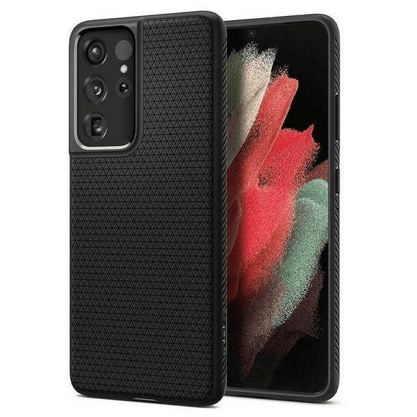 Обложка книги «Case SPIGEN Liquid Air ACS02350 for Samsung Galaxy S21 Ultra - Matte Black»