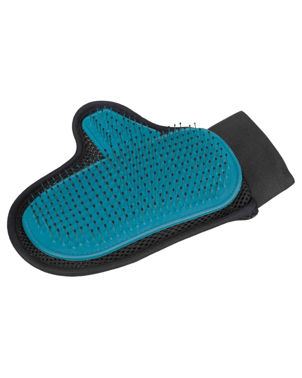 Расческа, массажная перчатка : Trixie Перчатка для ухода за шерстью с проволочной щетиной, 18*24 см