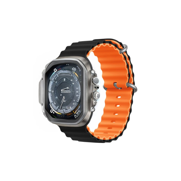 Обложка книги «Devia strap Deluxe Sport6 for Apple Watch 44mm| 45mm| 46mm| 49mm black orange»